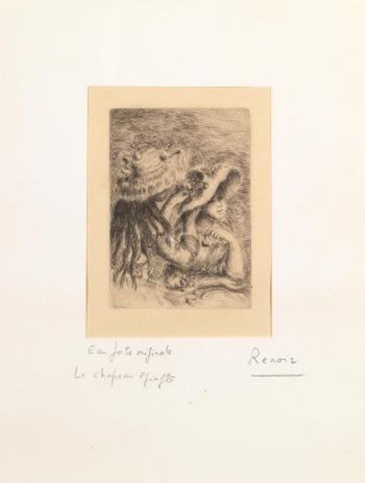 Le chapeau épinglé by Pierre-Auguste Renoir