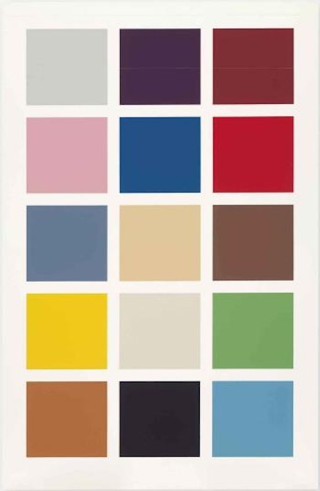 FÃ¼nfzehn Farben (Fifteen Colours) by Gerhard Richter
