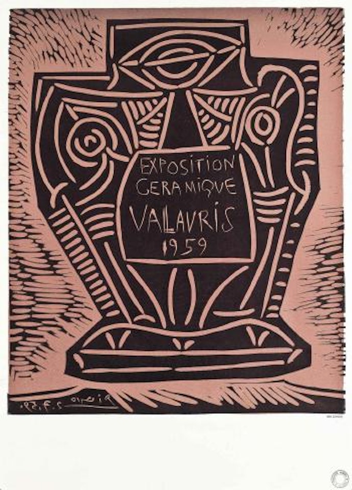 Exposition cÃ©ramique Vallauris 1959 (Bloch 1286; Baer 1216 (of B.b.)) by Pablo Picasso
