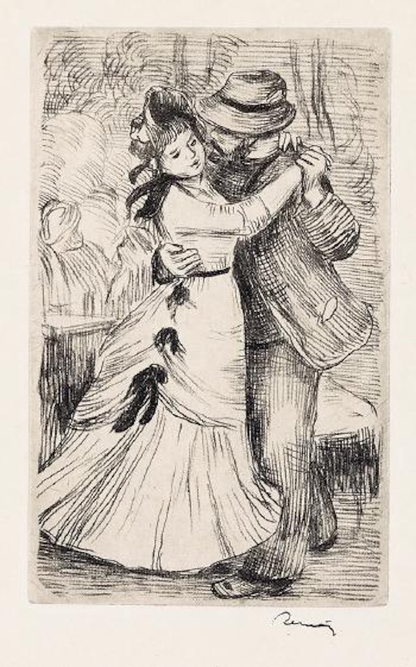 La Danse à la Campagne, 2e planche by Pierre-Auguste Renoir
