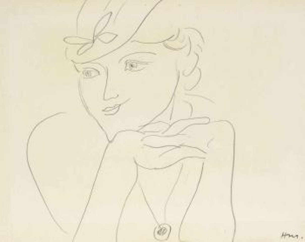 Buste De Femme Au Chapeau by Henri Matisse