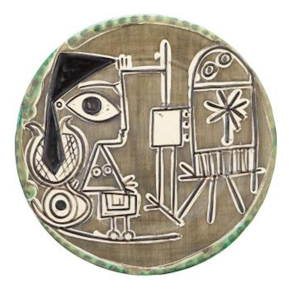 Jacqueline au chevalet (A.R. 333) by Pablo Picasso