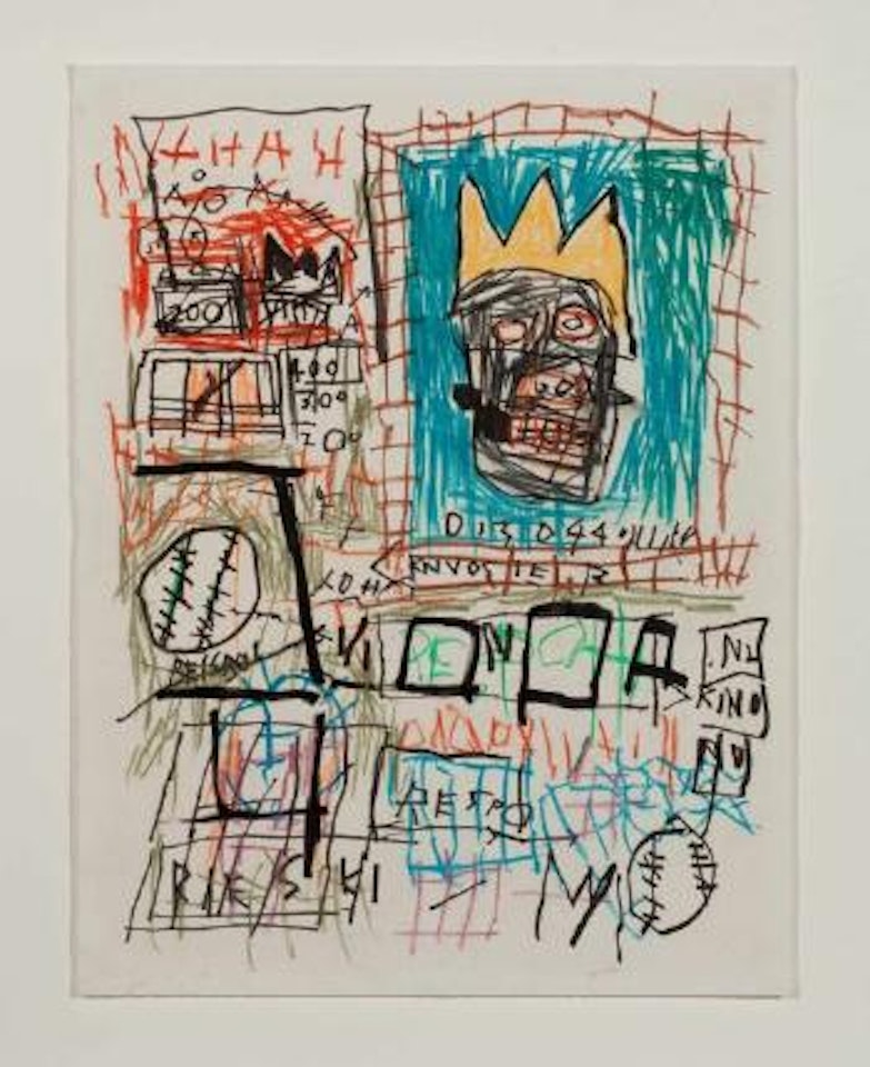Sans titre (beisbol) by Jean-Michel Basquiat