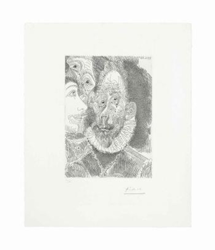 Portrait-Charge d'un Personnage, en Larmes, from: SÃ©ries 347 by Pablo Picasso