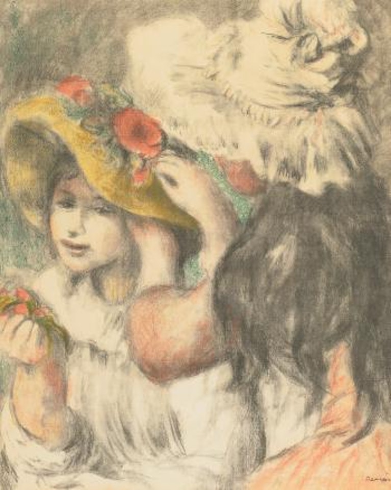 Le Chapeau Épinglé (Deuxième Planche) (D., S. 30) by Pierre-Auguste Renoir