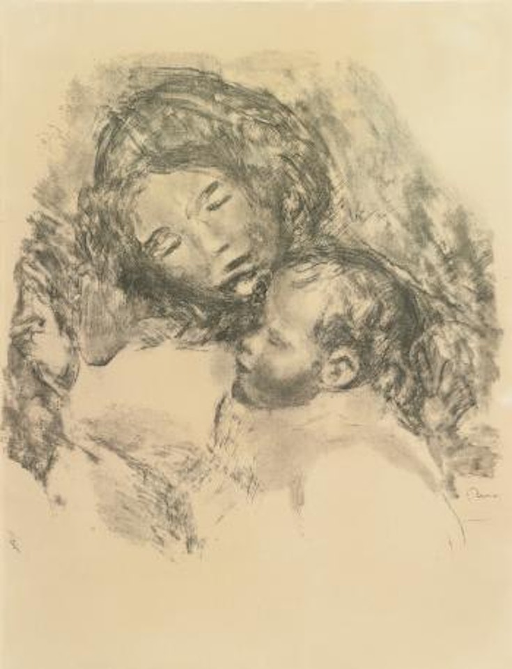 Maternité (Grande Planche) (D. 50) by Pierre-Auguste Renoir