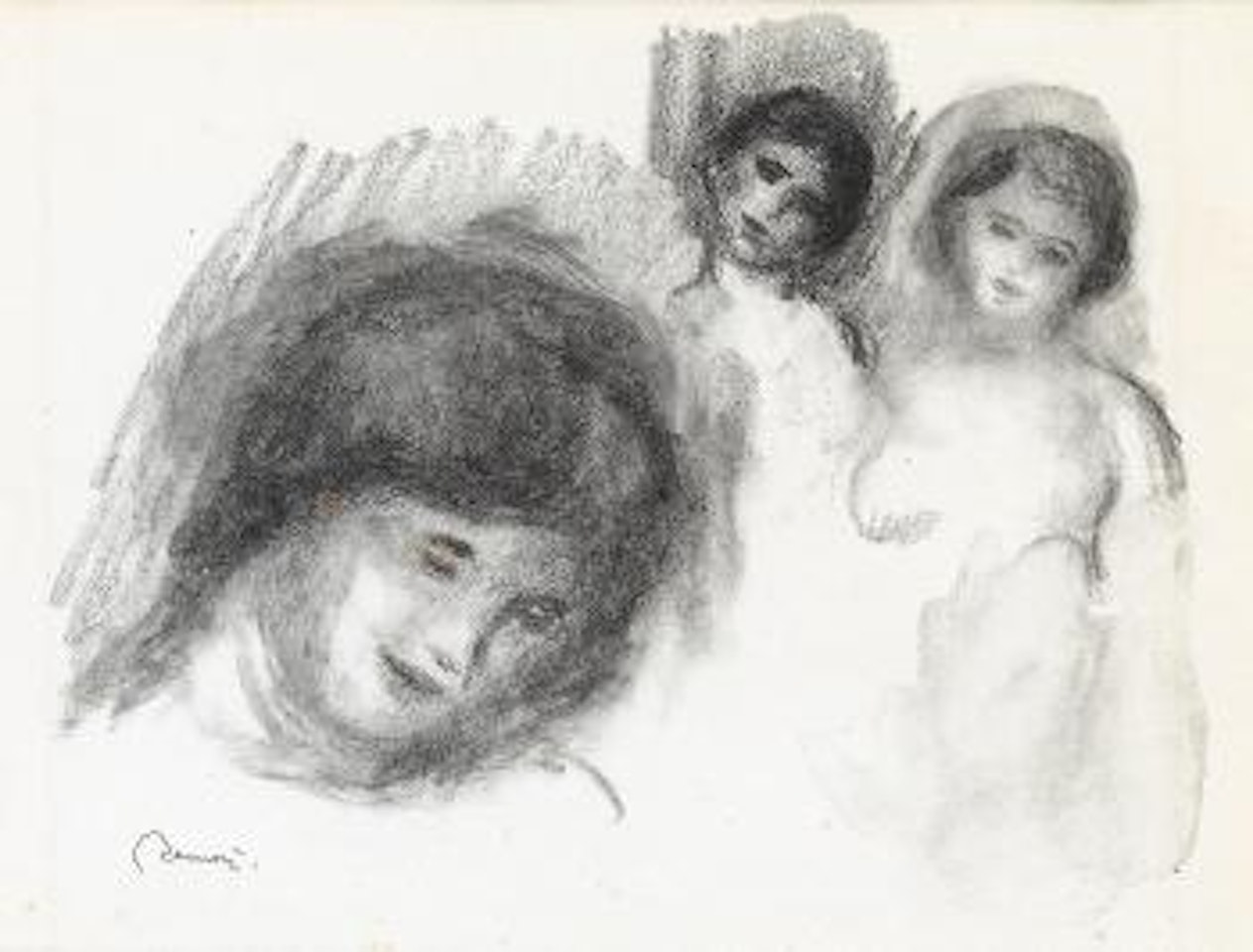 La Pierre au Trois Croquis by Pierre-Auguste Renoir