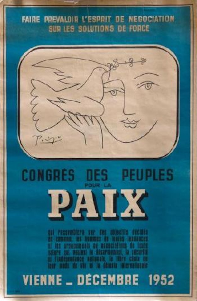 Congrès des Peuples pour la Paix 1952 by Pablo Picasso