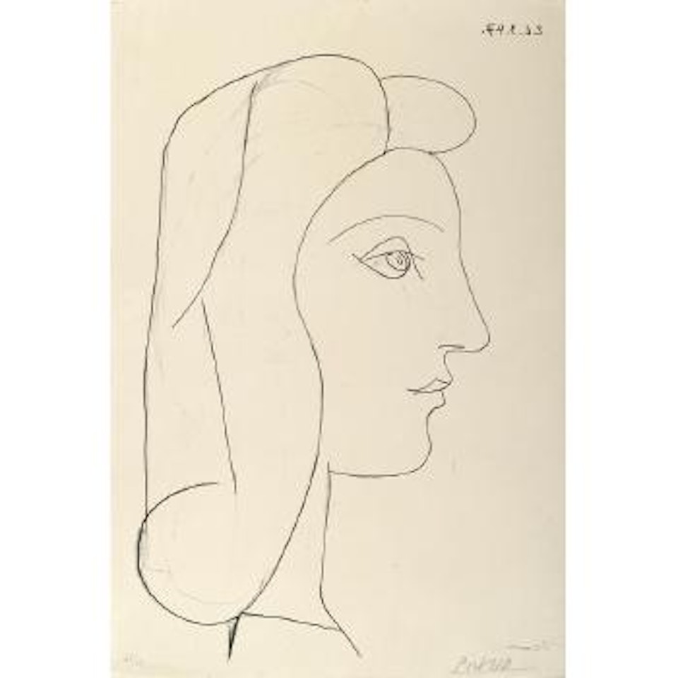 Profil de Femme (B. 436; M. 82) by Pablo Picasso