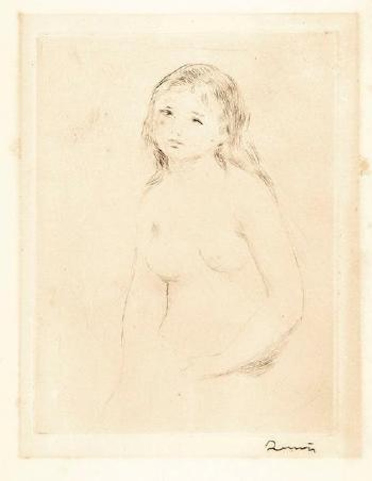 Étude pour une baigneuse by Pierre-Auguste Renoir
