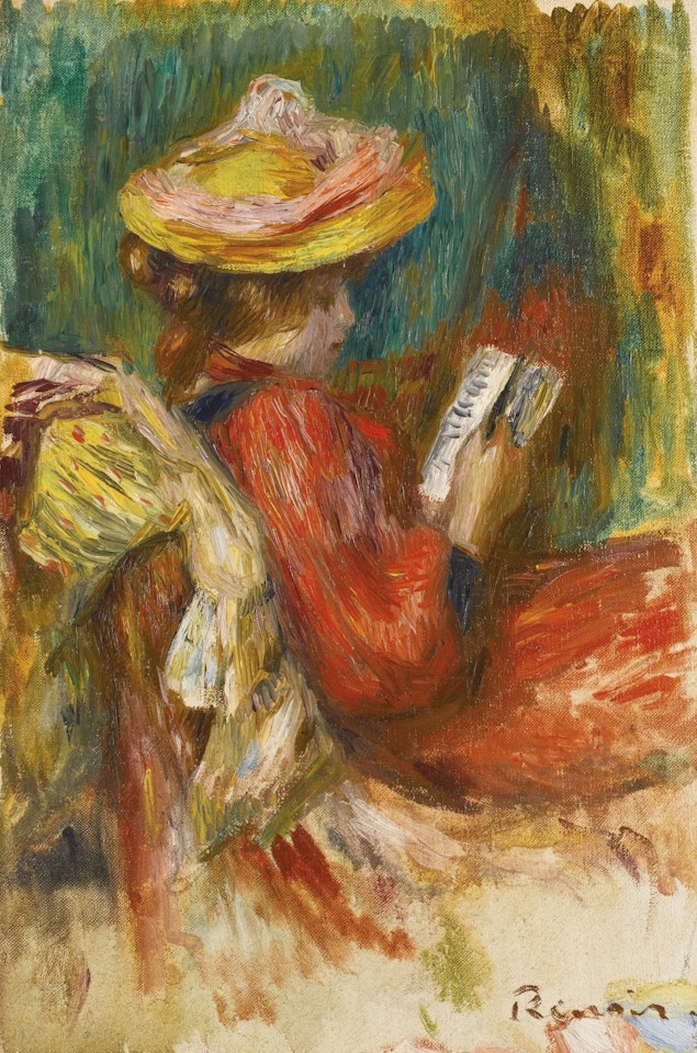 JEUNE FILLE LISANT by Pierre-Auguste Renoir