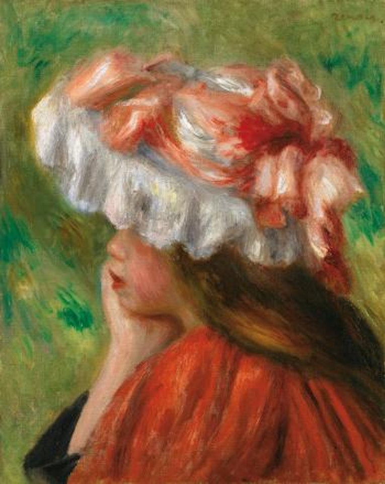Tête de jeune fille by Pierre-Auguste Renoir