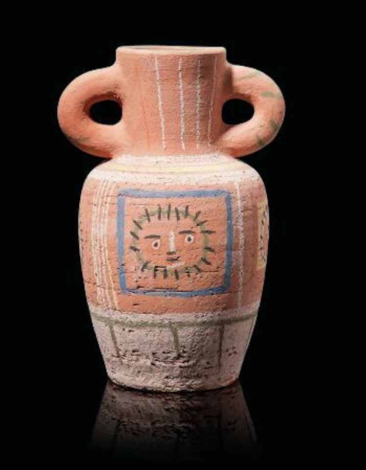 Vase Au DÃ©cor Pastel (Ar 190) by Pablo Picasso