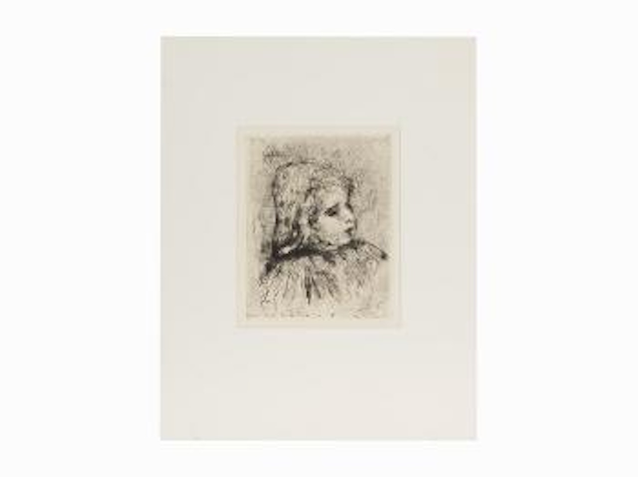 ‘Claude Renoir, de trois-quarts a droite’ by Pierre-Auguste Renoir