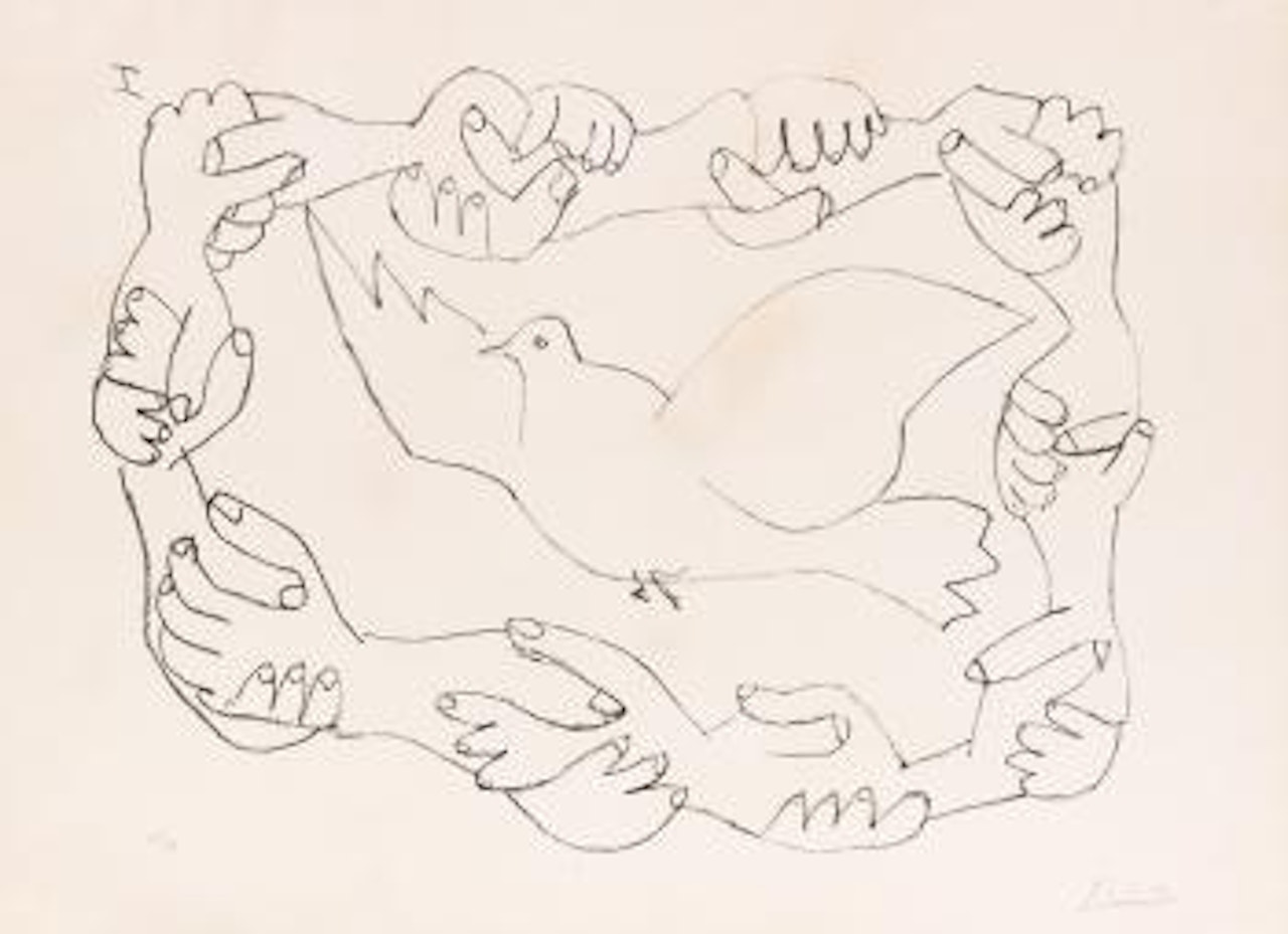 Les Mains Liées I by Pablo Picasso