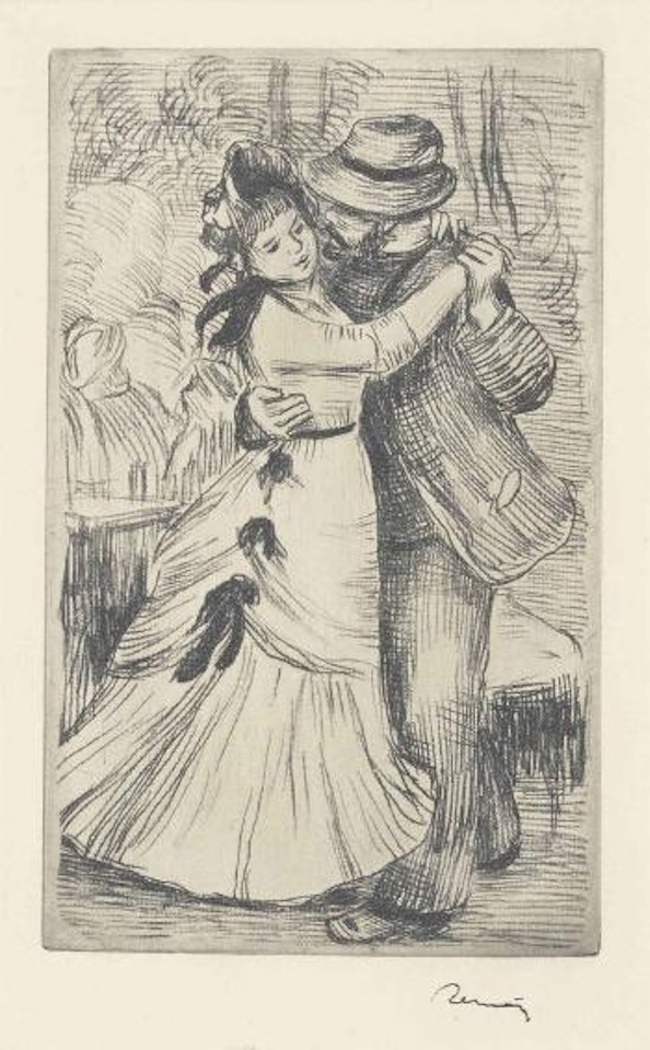 La Danse à La Campagne, 2eme Planche by Pierre-Auguste Renoir