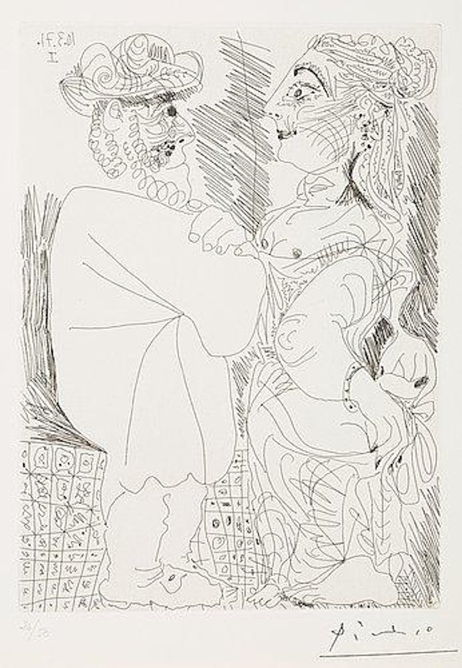 La seductrice by Pablo Picasso