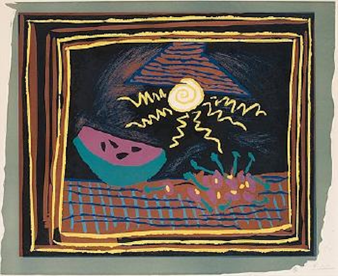Nature morte à la pastèque by Pablo Picasso