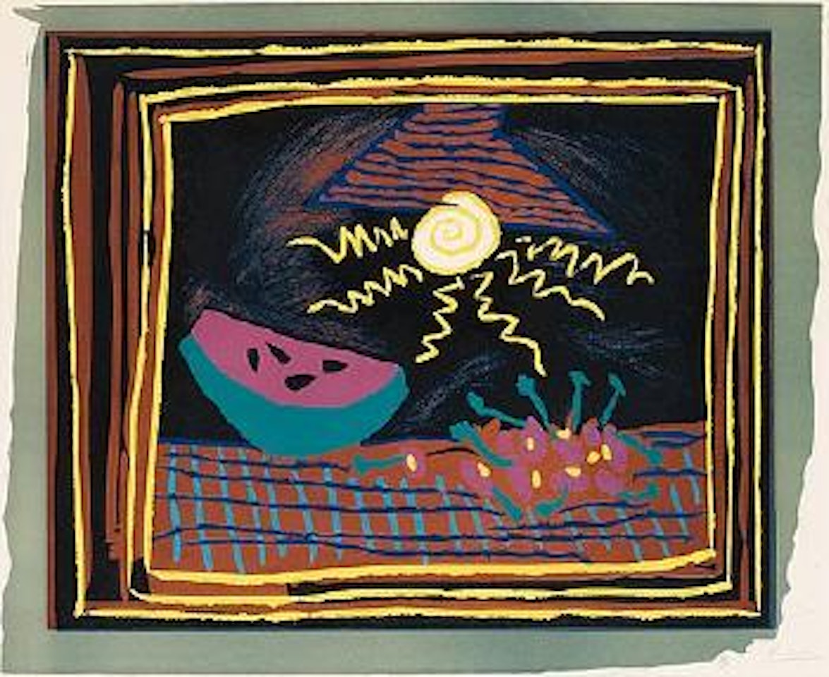 Nature morte à la pastèque by Pablo Picasso