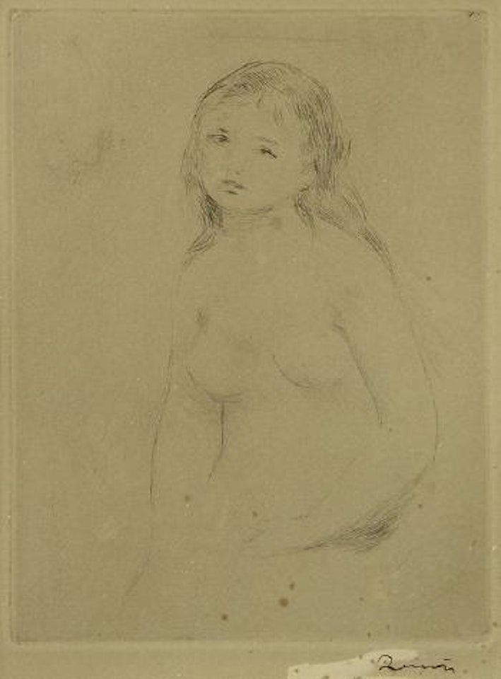 Etude pour une baigneuse by Pierre-Auguste Renoir
