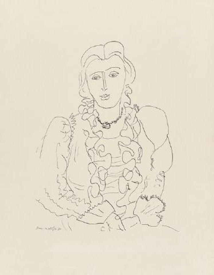 Sitzende Frau by Henri Matisse