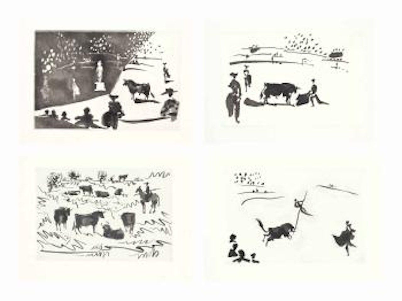 La Tauromaquia, Ediciones De La Cometa, Barcelona by Pablo Picasso