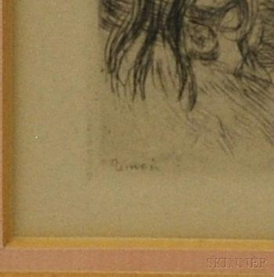 Le chapeau épinglé by Pierre-Auguste Renoir