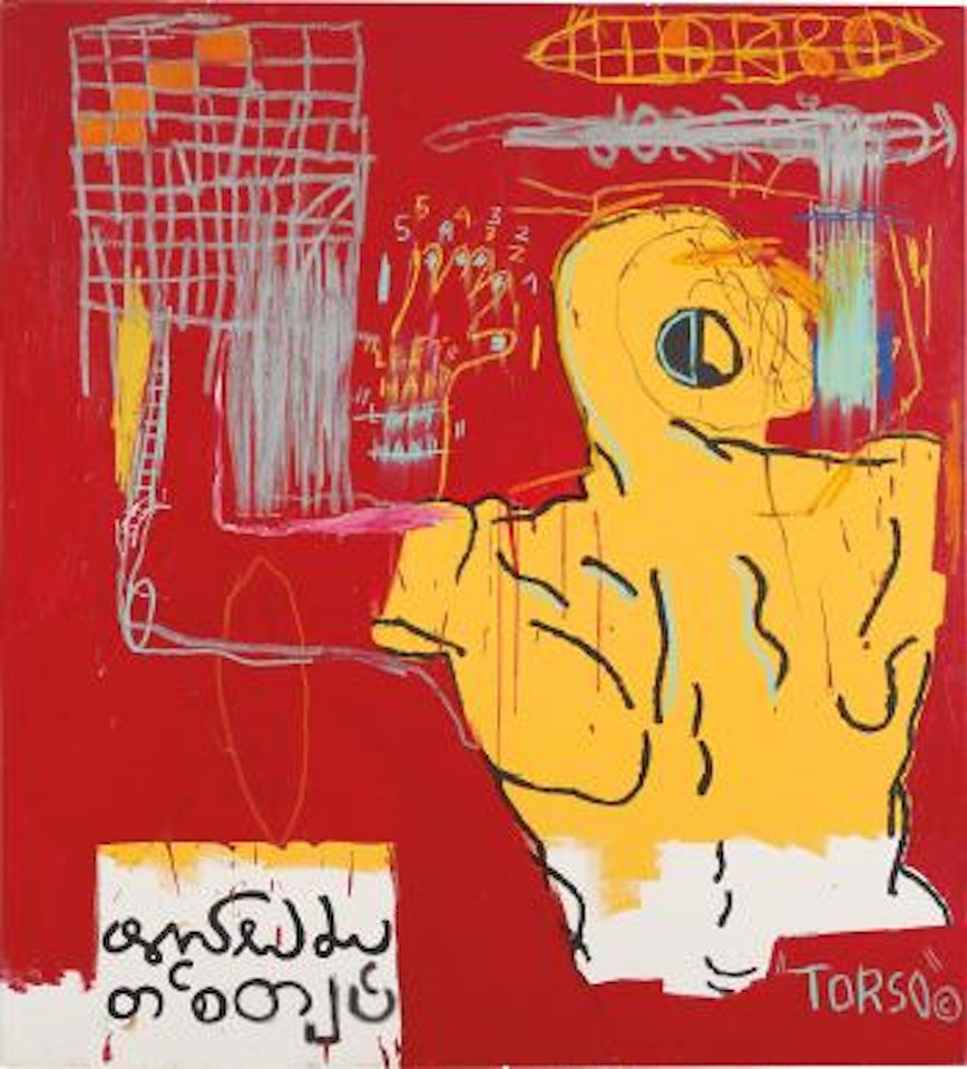 Krong Thip (Torso) by Jean-Michel Basquiat