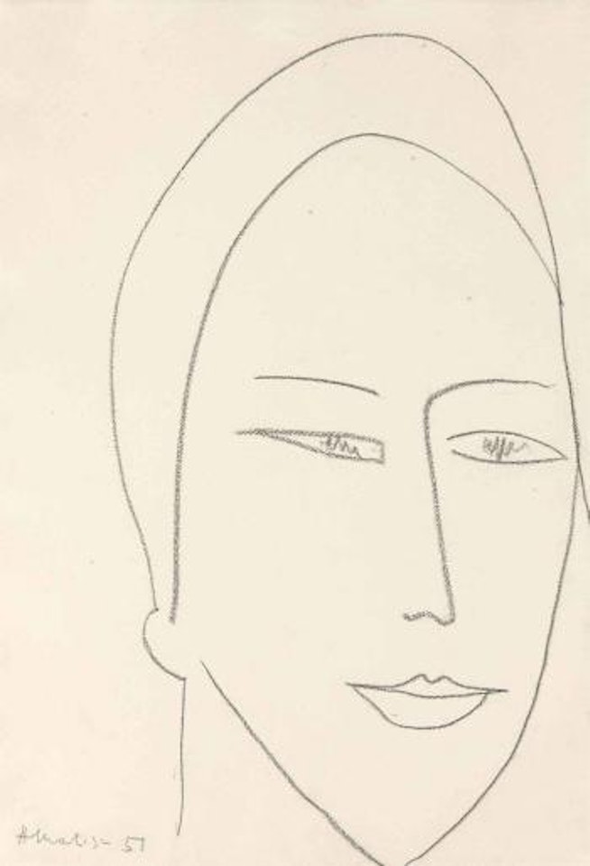 Visage Féminin by Henri Matisse