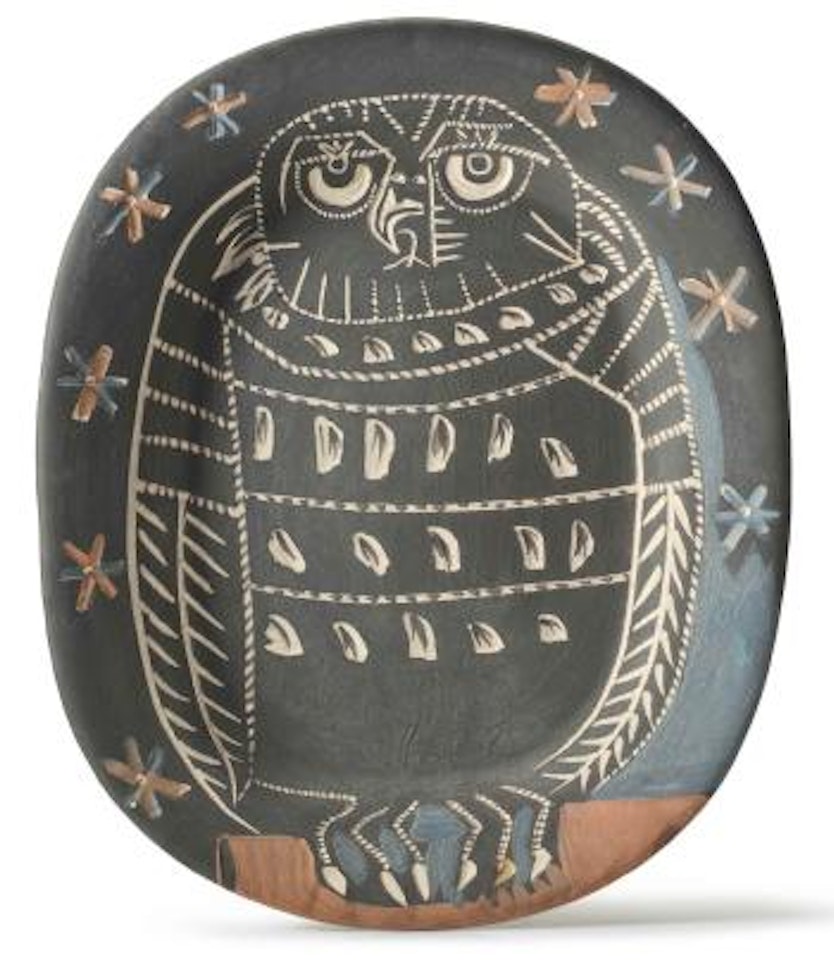 Hibou mat (A. R. 284) by Pablo Picasso