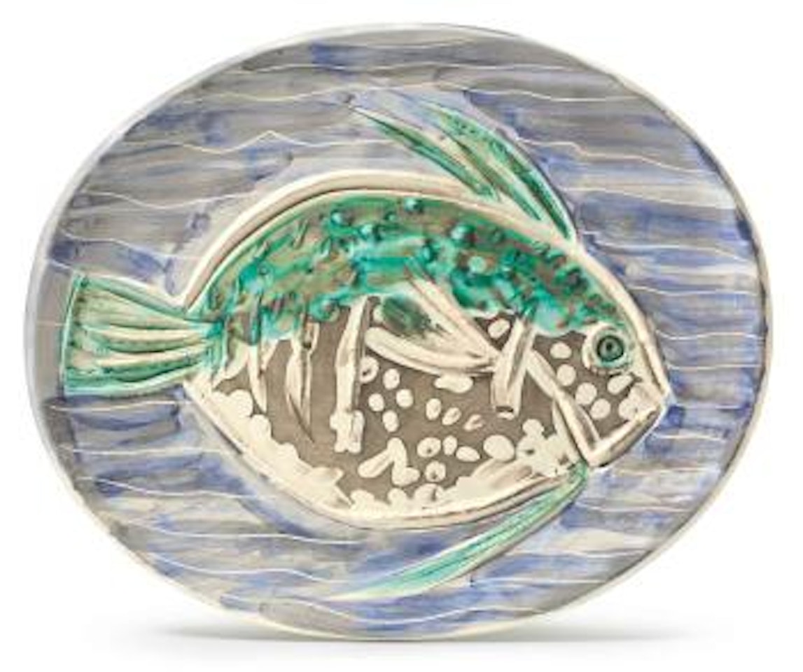 Poisson bleu (A. R. 180) by Pablo Picasso