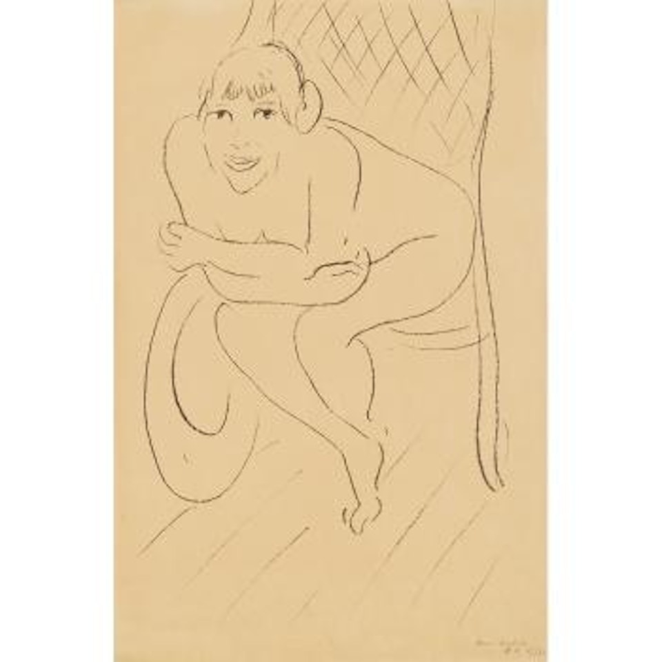 Nu Au Rocking Chair (Duthuit 410) by Henri Matisse