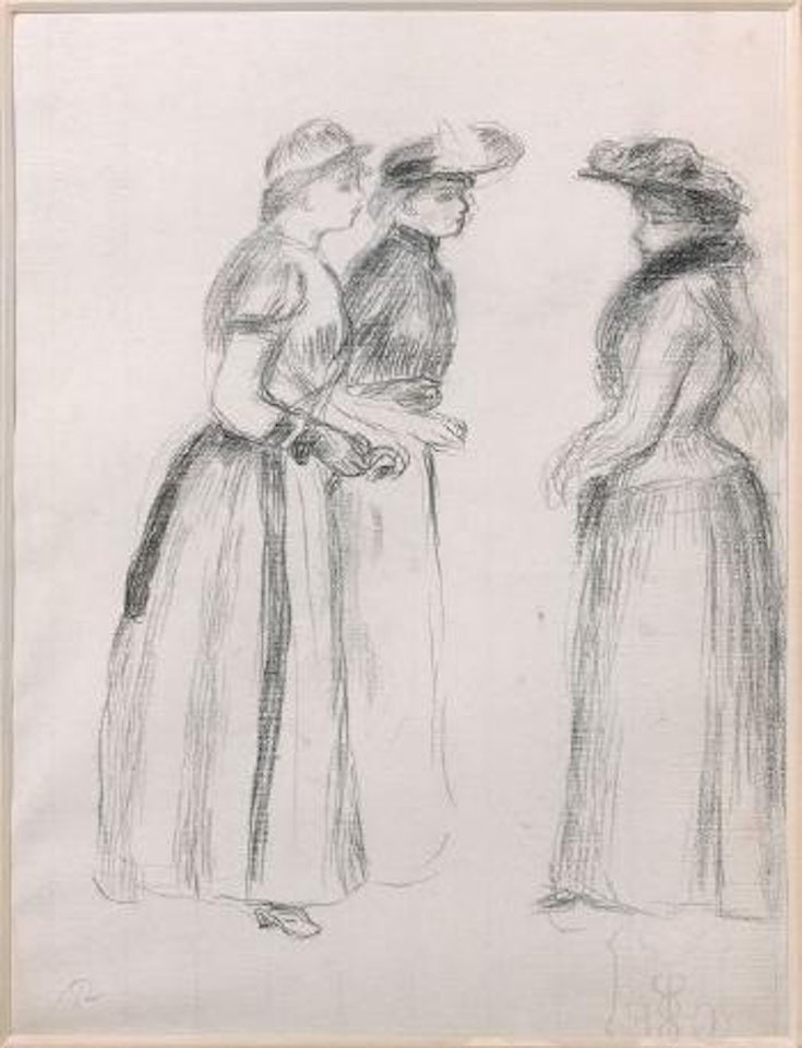La promenade by Pierre-Auguste Renoir