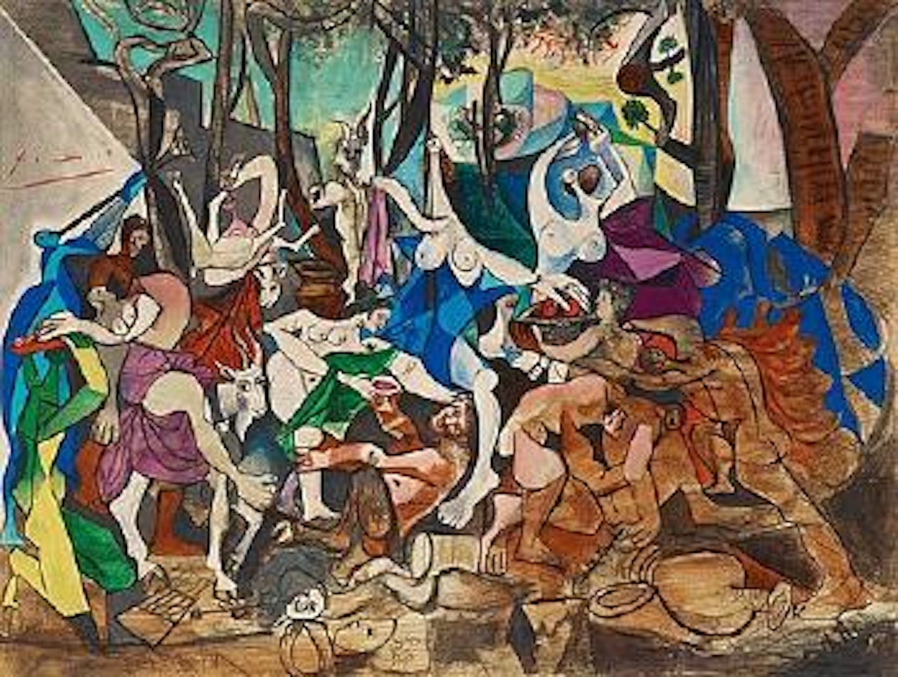 La Bacchanale, from: 'Dans l'Atelier de Picasso' by Pablo Picasso
