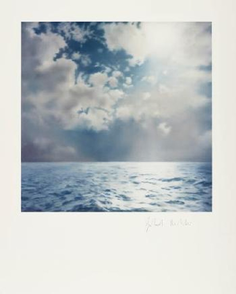 Seestück (Gegenlicht) (Seascape [Backlight]) by Gerhard Richter