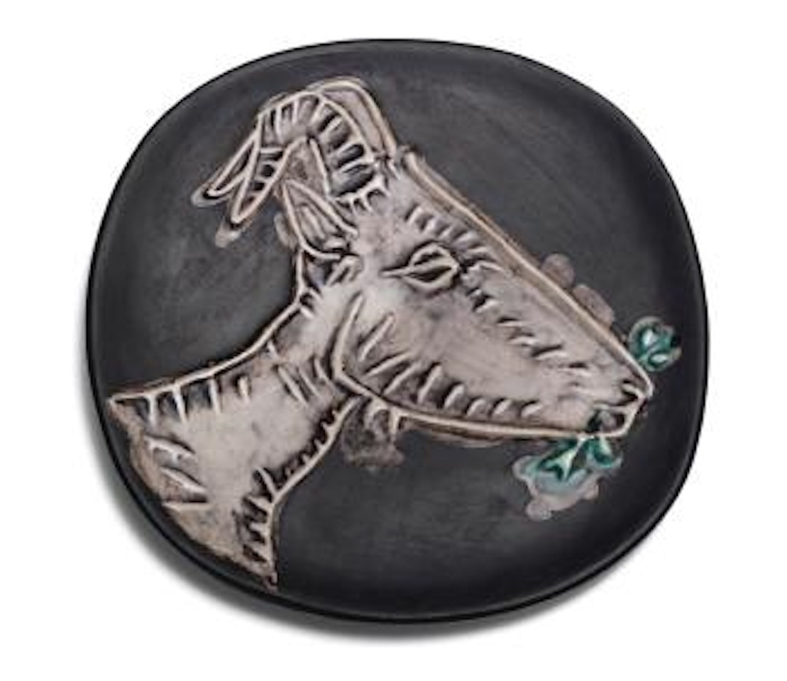 Goat's head in profile (RamiÃ© 112) by Pablo Picasso