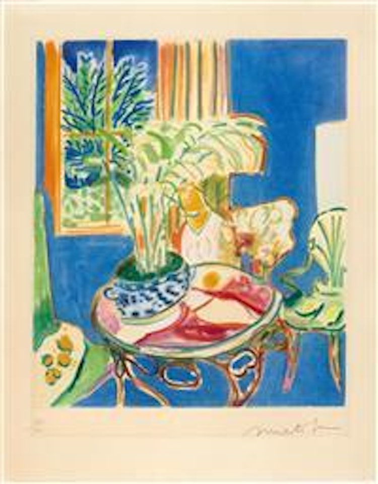 Petit Intérieur Bleu by Henri Matisse
