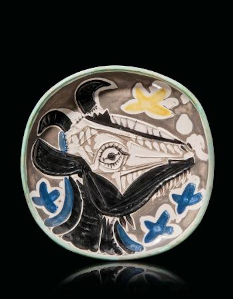 Tête de chèvre de profil (A.R. 151) by Pablo Picasso