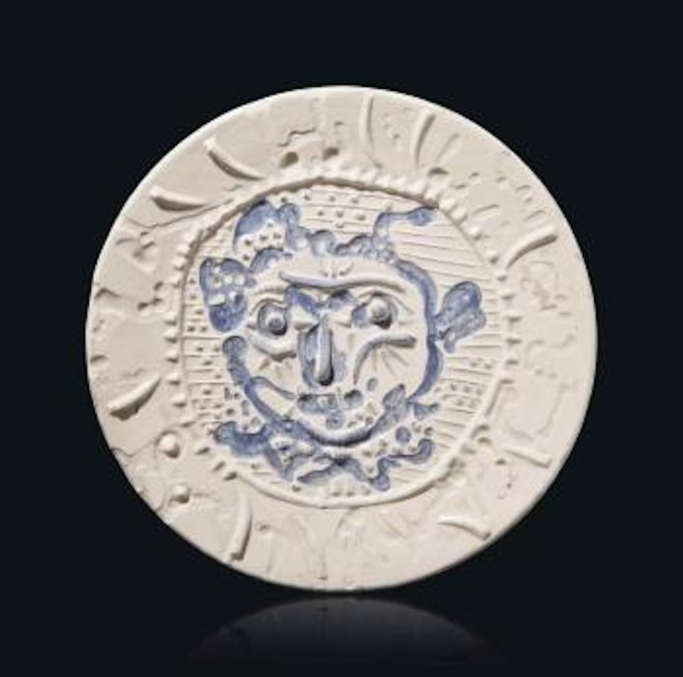 Visage de faune tourmenté (A.R. 319) by Pablo Picasso
