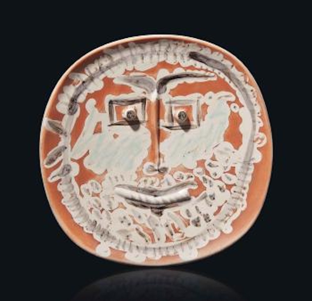 Visage aux yeux carrés (A.R. 415) by Pablo Picasso