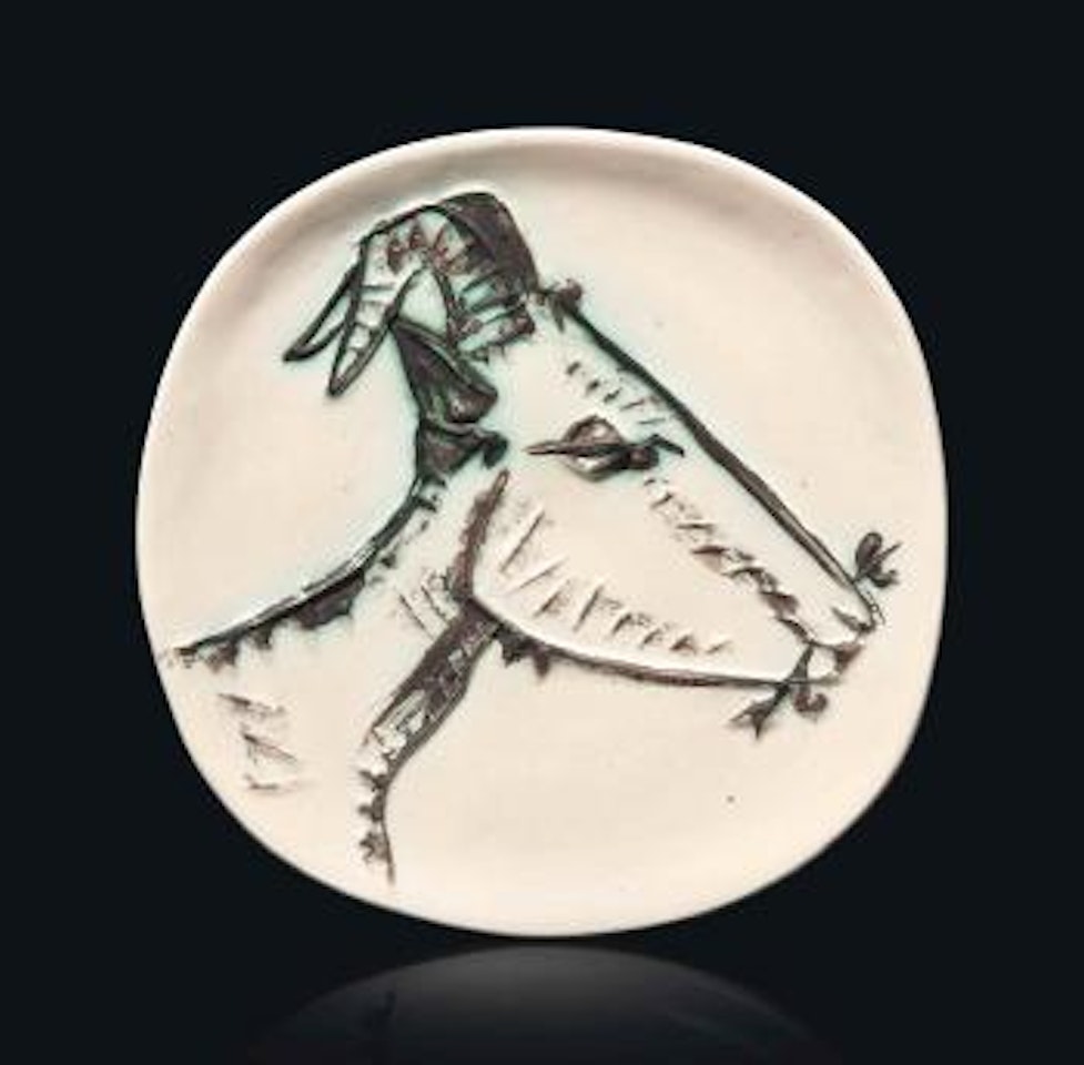 Tête de chèvre de profil (A.R. 109) by Pablo Picasso