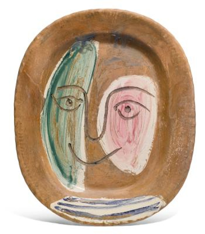 Homme Au Pull Rayé by Pablo Picasso