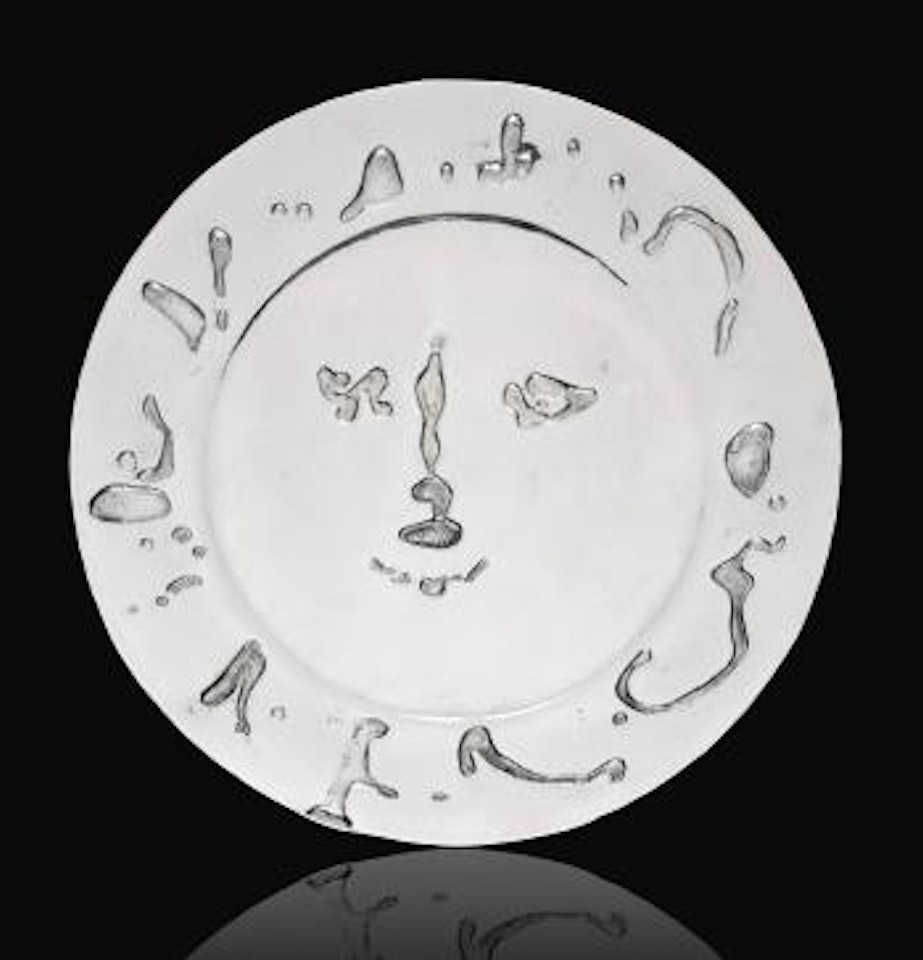 Visage Aux Taches by Pablo Picasso