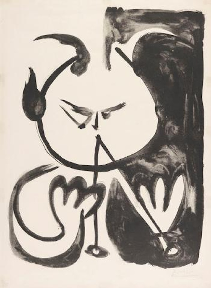 Faune Musicien No 5 by Pablo Picasso