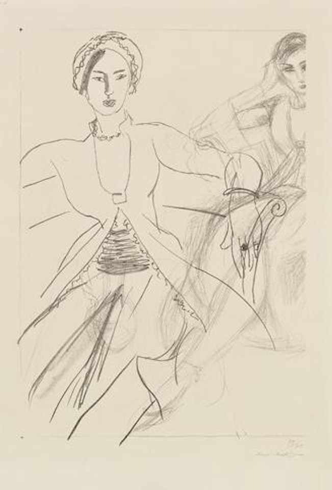 Personnage de gauche by Henri Matisse