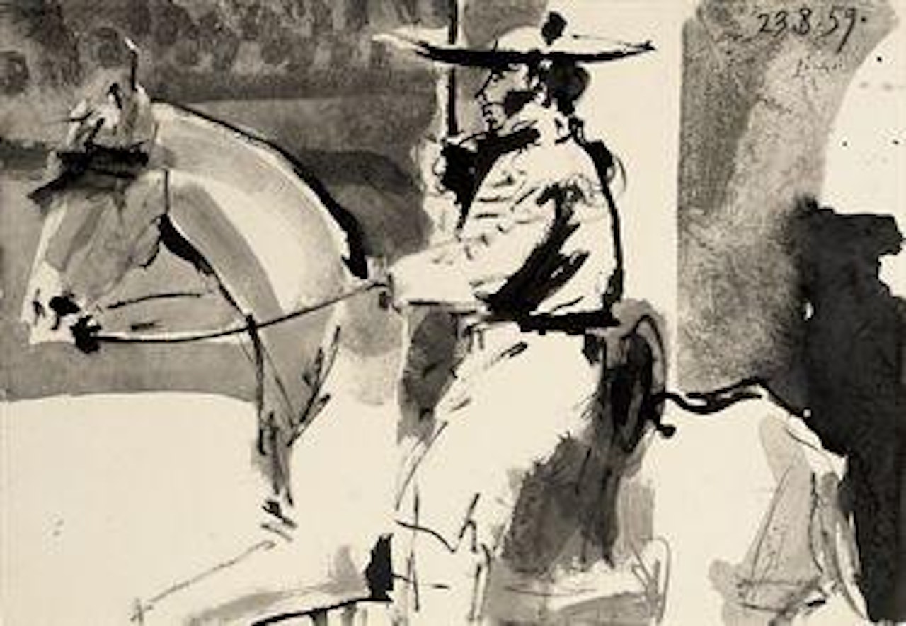 Picador dans l'arène by Pablo Picasso