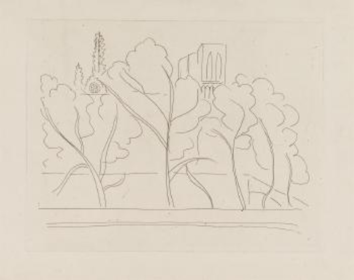 Notre-Dame a travers les Arbres by Henri Matisse