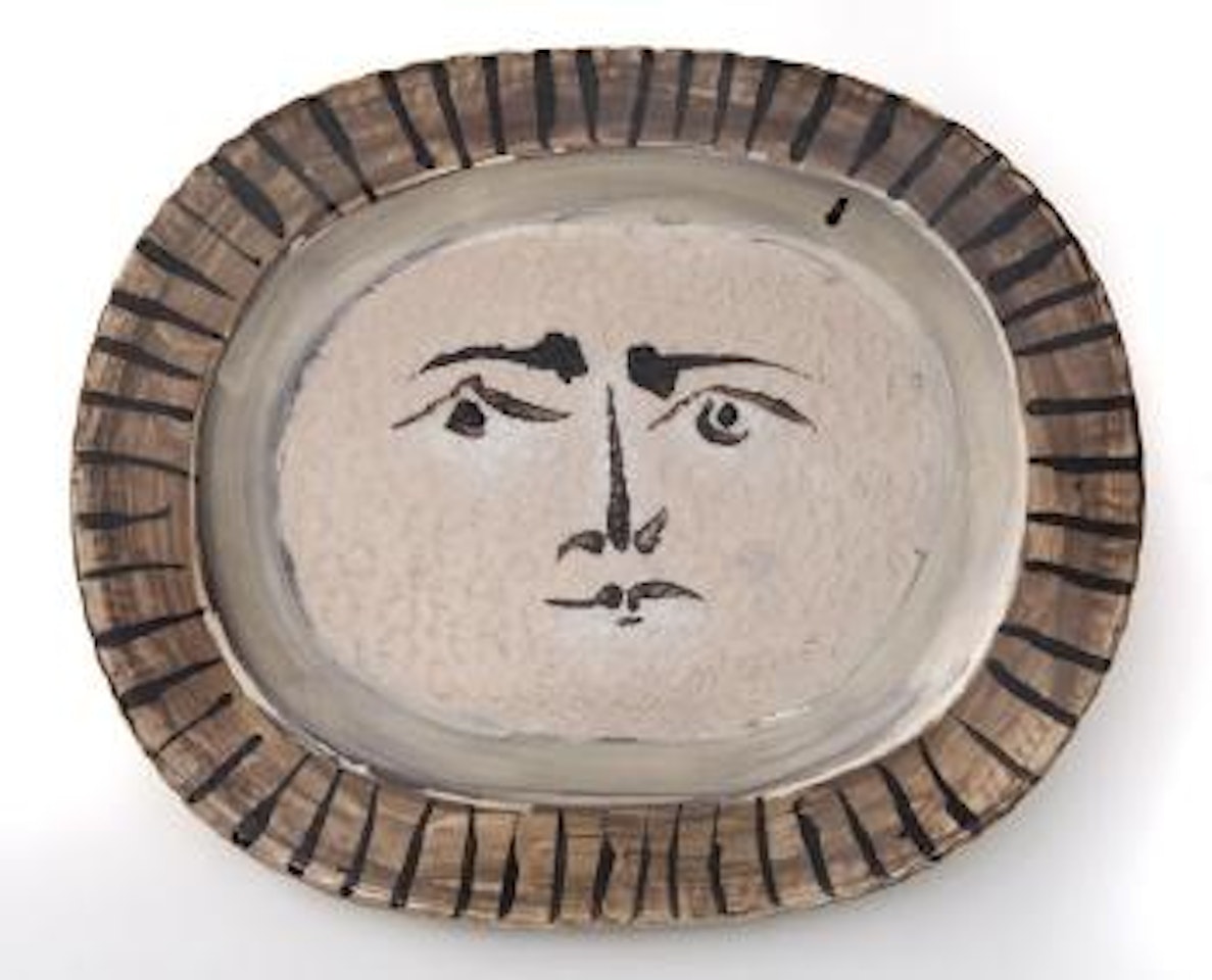 Plat tête d'homme by Pablo Picasso