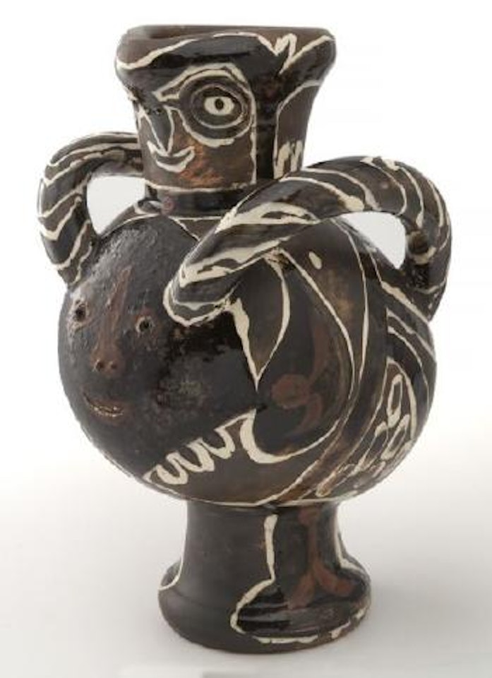 Vase deux anses grand oiseau by Pablo Picasso