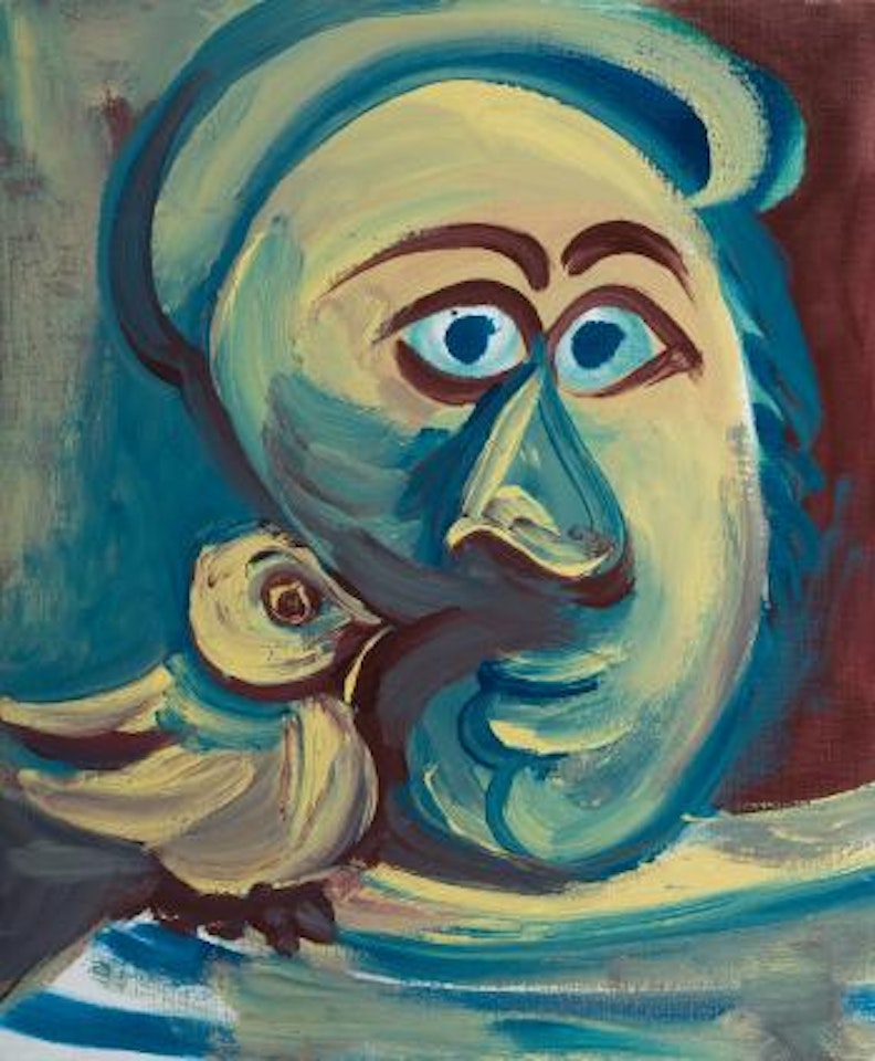 Tête À L'oiseau by Pablo Picasso